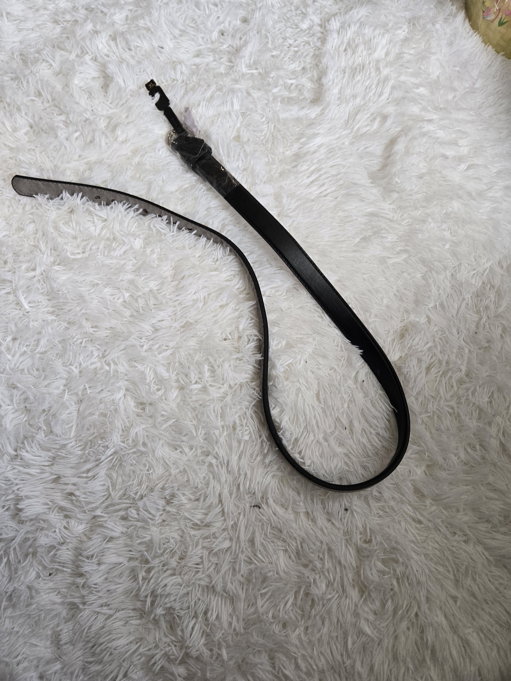 Classic Black Leather Belt